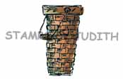 E-166 Sm. Tall Ash Basket
